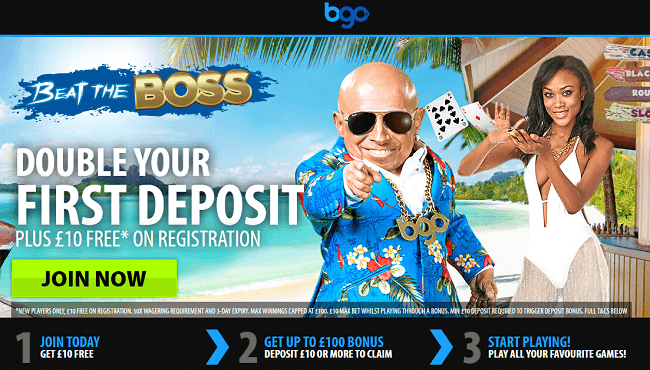 BGO Casino Welcome Bonus Offer