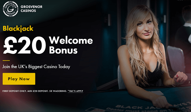 Play Grosvenor Casino Blackjack