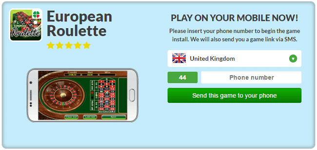 Play Roulette on Mobile