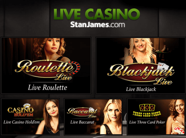 Stan James Live Casino